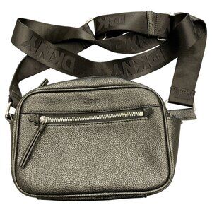 New DKNY Women's Pebble Textured Crossbody Bag Black